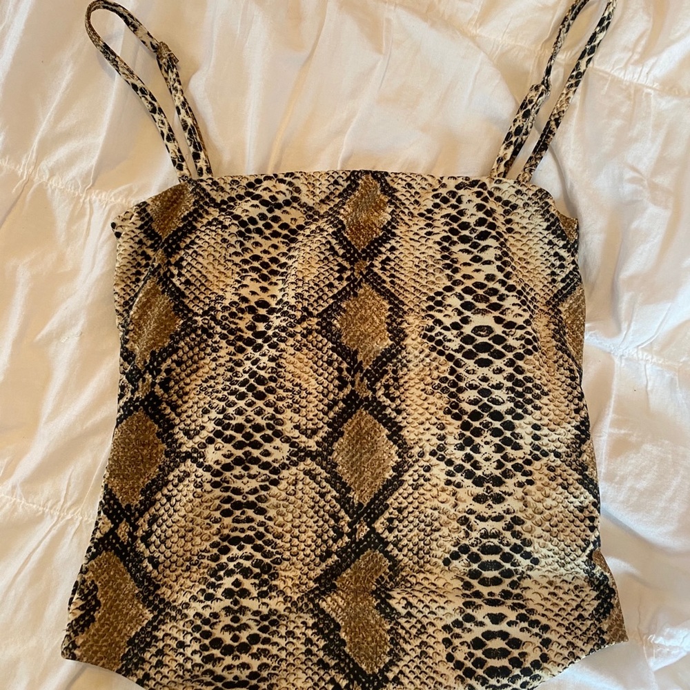 snakeskin bodysuit